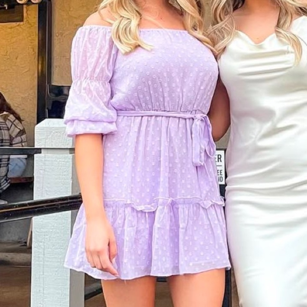 SHOWPO PARTY LIFE DRESS IN LILAC - Picture 4 of 4